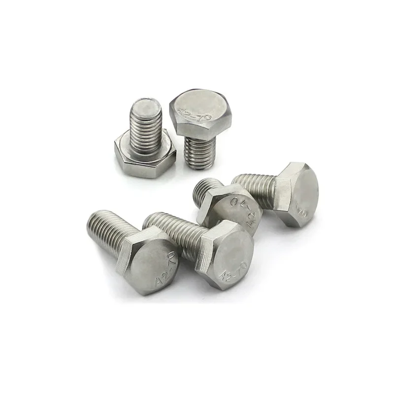 Шестигранный винт с мелкими зубьями болт из нержавеющей стали 304 шаг М6 М8 М12 0 75 1 25