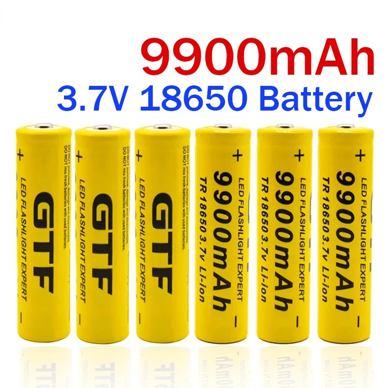 

Original 18650 Battery 3.7V 9900mAh Rechargeable Lithium Ion Battery for LED Flashlight Hot New High Quality Batteries NEW