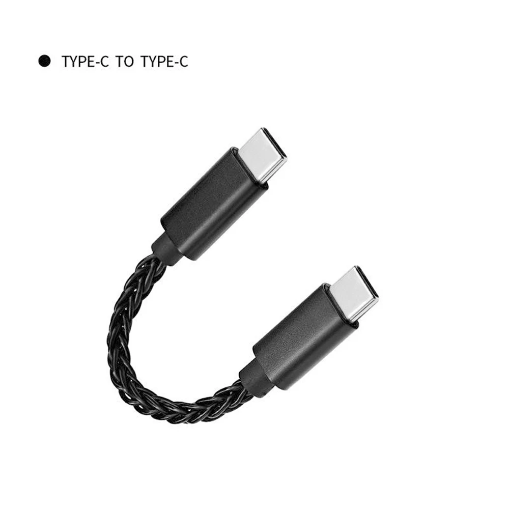    Кабель-переходник OTG Lightning to Type-C HiFi Портативный кабель декодирования усилителя Type-C to Type-C Бескислородная медь USB с возможностью затемнения (art.: 3920ca92a205d) - 3920ca92a205d