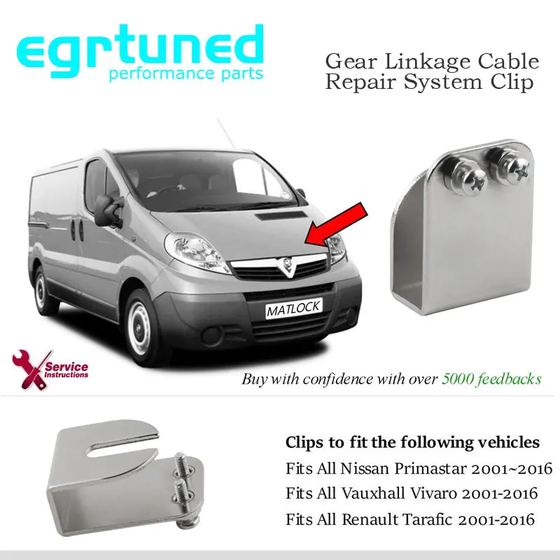 

Зажим для ремонта кабеля передачи для Vauxhall Vivaro Van Renault Nissan Primastar