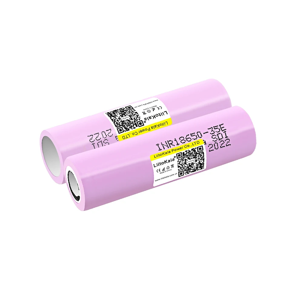 10PCS LiitoKala INR18650 35E original power 18650 lithium battery 3500mAh 3.7v 25A high for electrical tools |