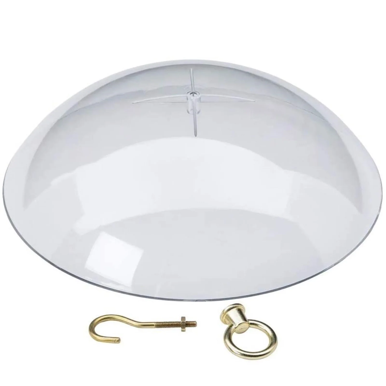 

Bird Feeder Protective Cover Garden Feeder Rain Cover Mealworm Feeders Cover Clear Protective Weather Dome Baffle Rain Cover