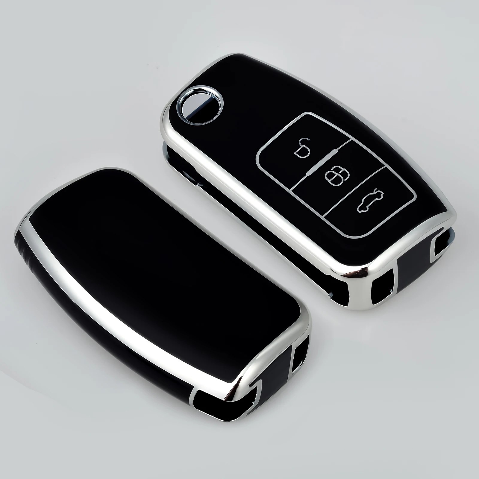 

Чехол для автомобильного ключа из ТПУ для Ford Focus 2 MK2 Fiesta Mondeo Galaxy Falcon Territory Ecosport Kuga Escape, брелок для ключей, брелок для ключей