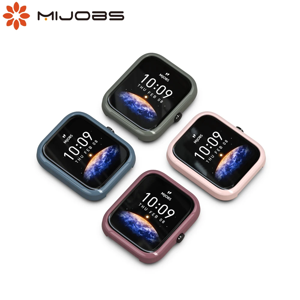 

For Amazfit Bip 3 Case Smart Watch Screen Protective Case for Amazfit Bip 3 Pro Cover TPU Protector Bumper Shell