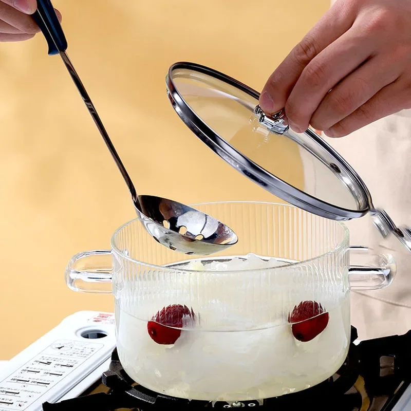 Стеклянная кастрюля Lazy Cache для приготовления пищи Ленивые антипригарные