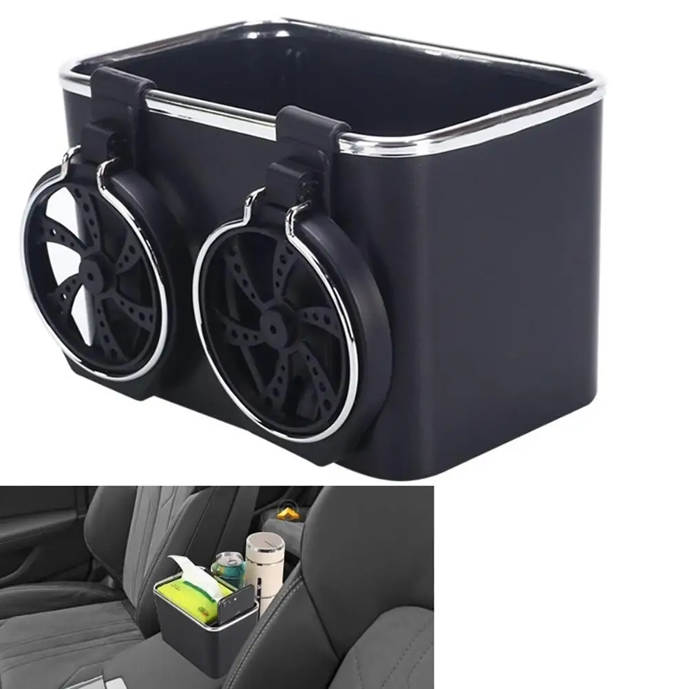 

Car Console Organizer Multi-functional Armrest Storage Box Water Cup Holder Cartoon Hanging Handrail Box Cover
