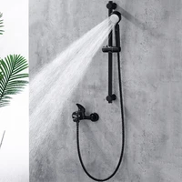 head high pressure shower set rainfall system bathroom shower set faucet mixer toilet torneiras do banheiro home improvement