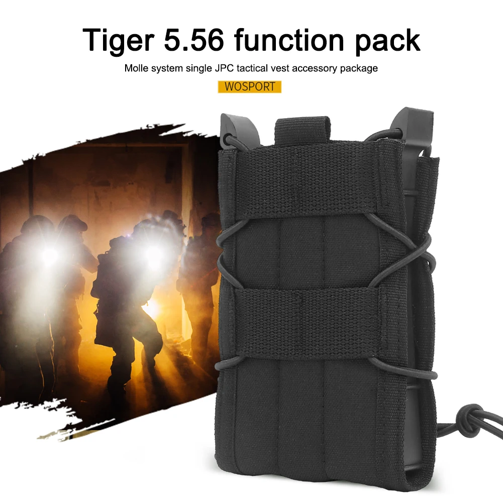 

500D Nylon Molle Pouch Small Bag Portable Outdoor Magazine Pocket Functional Bag Wear Resistant Accessories Storage for Hunting