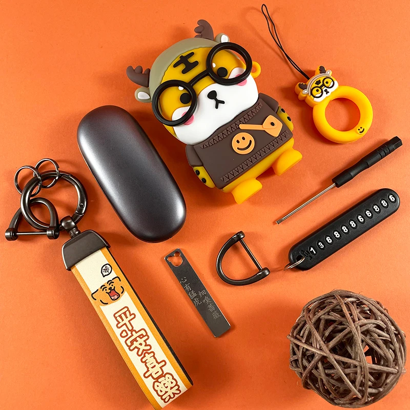 Мультяшный Тигр для Lixiang ведущий идеальный L7 L8 L9 2023 Li брелок дистанционного