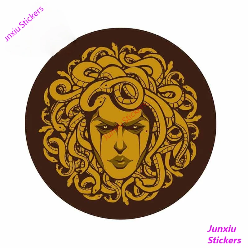 

Personality Decal Medusa Gorgon Head Creative Car Sticker Waterproof Occlusion Scratch SUV Fine Decor Car Accessories KK13cm