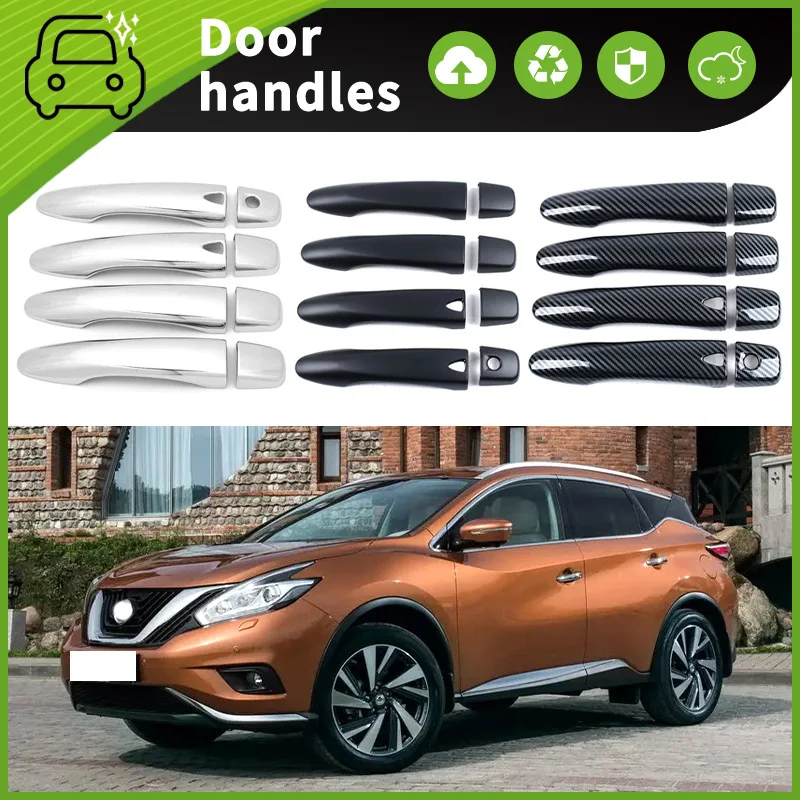 Подходит для 17-22 Nissan Loulan Murano Z52 декоративная наклейка на дверную ручку