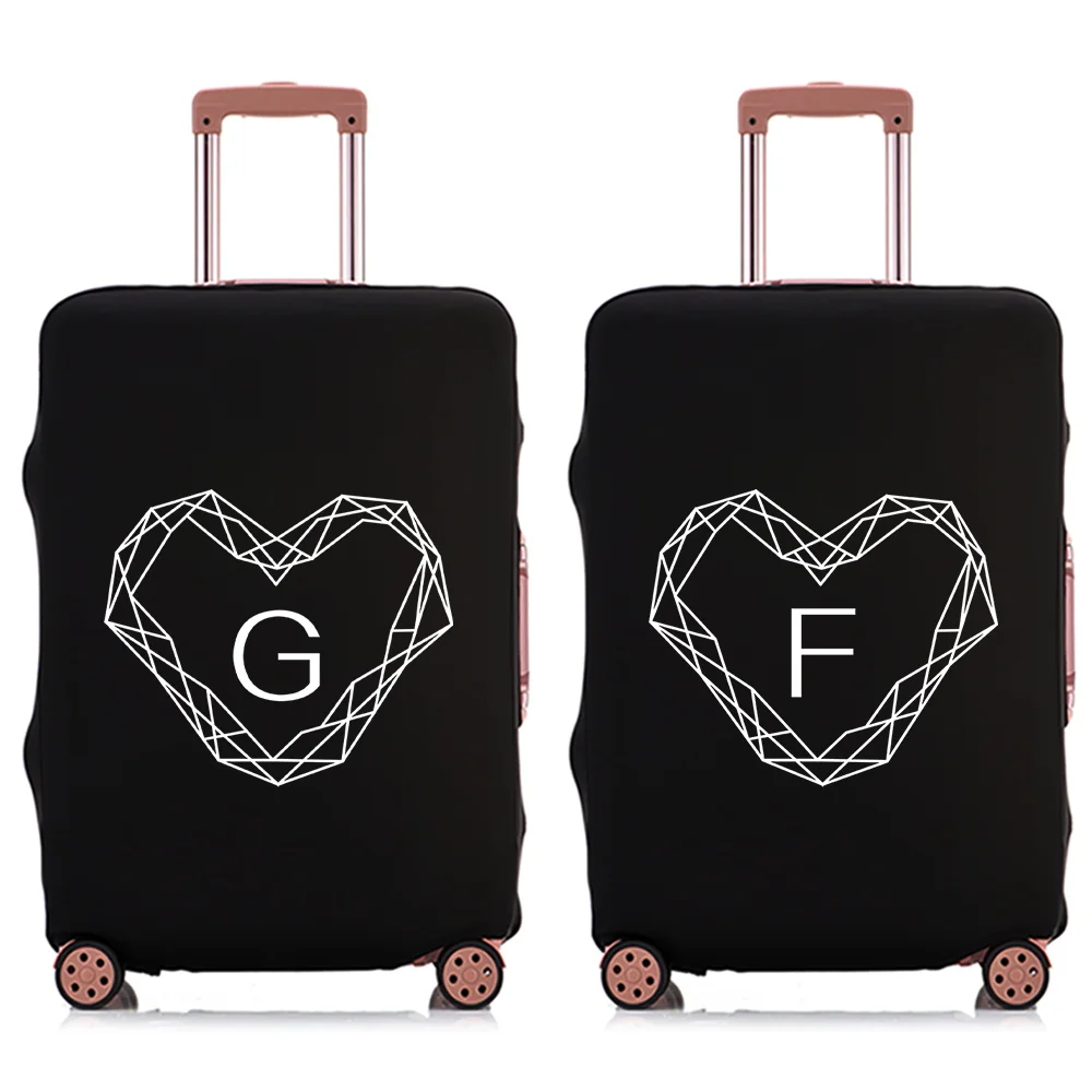 

Luggage Protective Cover Travel Suitcase Elastic Cover for 18-32 Inch Trolley Case Dust Cover Diamond Print Travel Accessories