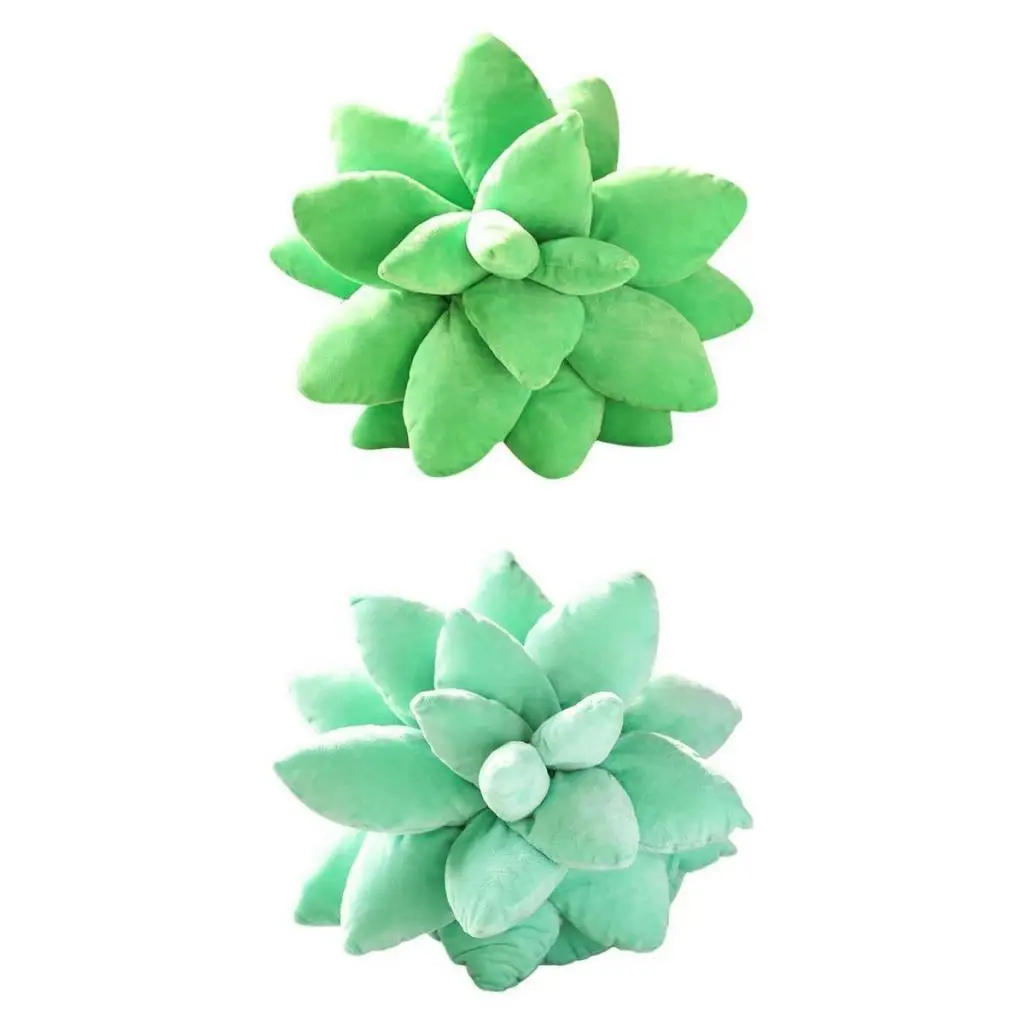

2x Succulent Cactus Throw Pillow Novelty Soft Cushion Home Decor