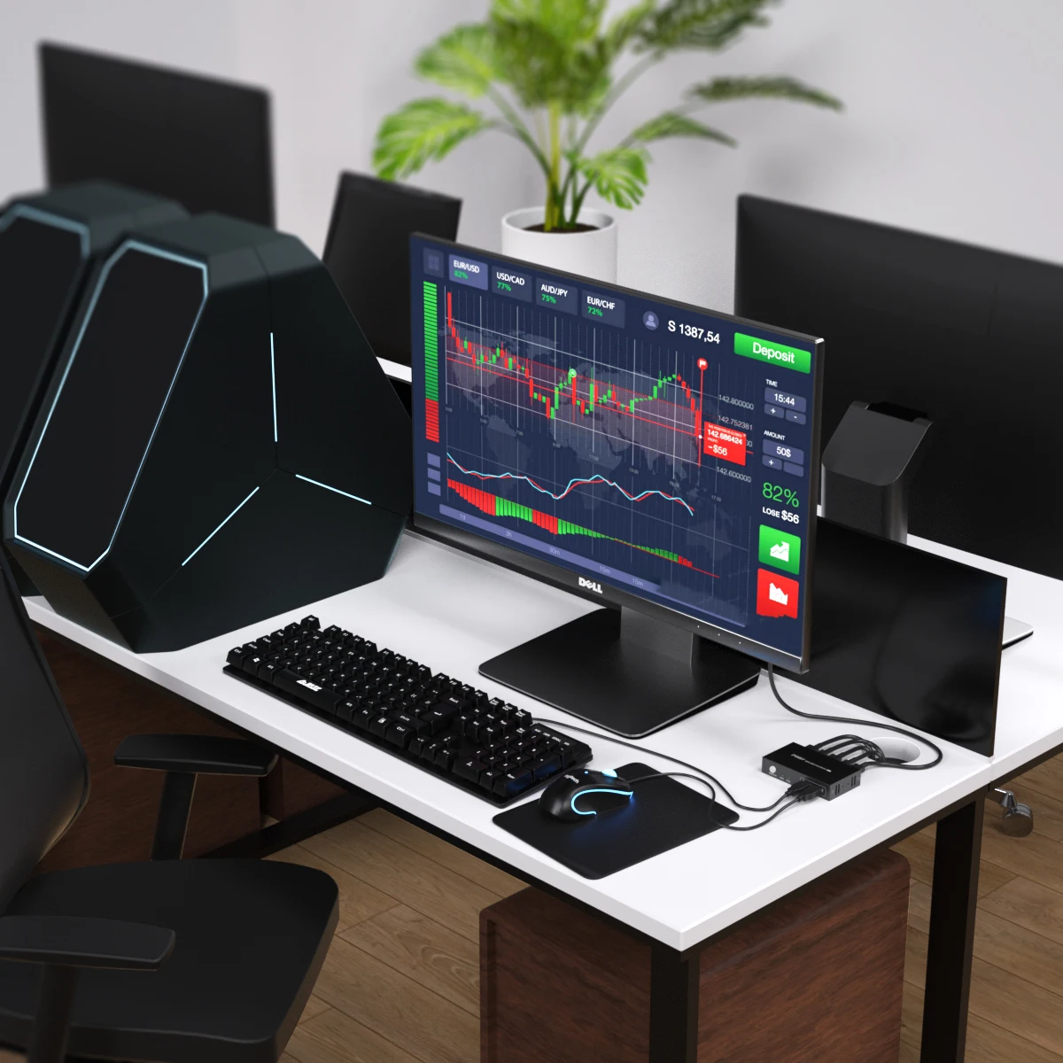 KVM-переключатель USB1.1 для ПК, ноутбука, 2 компьютера, совместное использование 2 USB-устройств, периферийный коммутатор с клавиатурой 3840*2160 @ 30 Гц 10,2 GPS