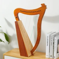 instrument harp big 19 strings lyre wooden colour harp music accessories beginner strumenti musicali musical instruments