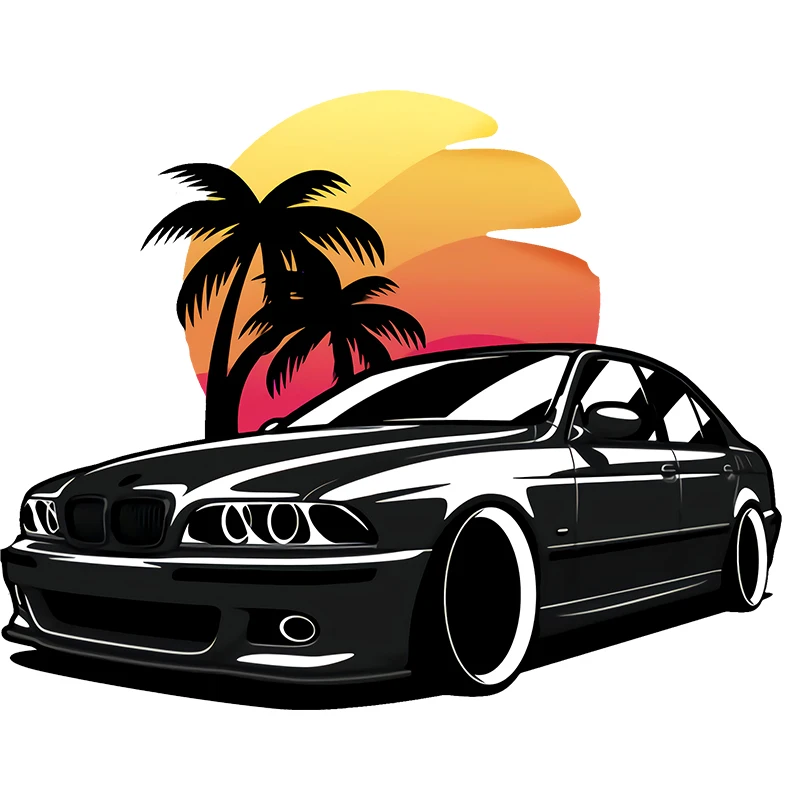 15 см E46 E90 Дрифт искусство для BMW автомобильные наклейки стикеры Аниме Симпатичные