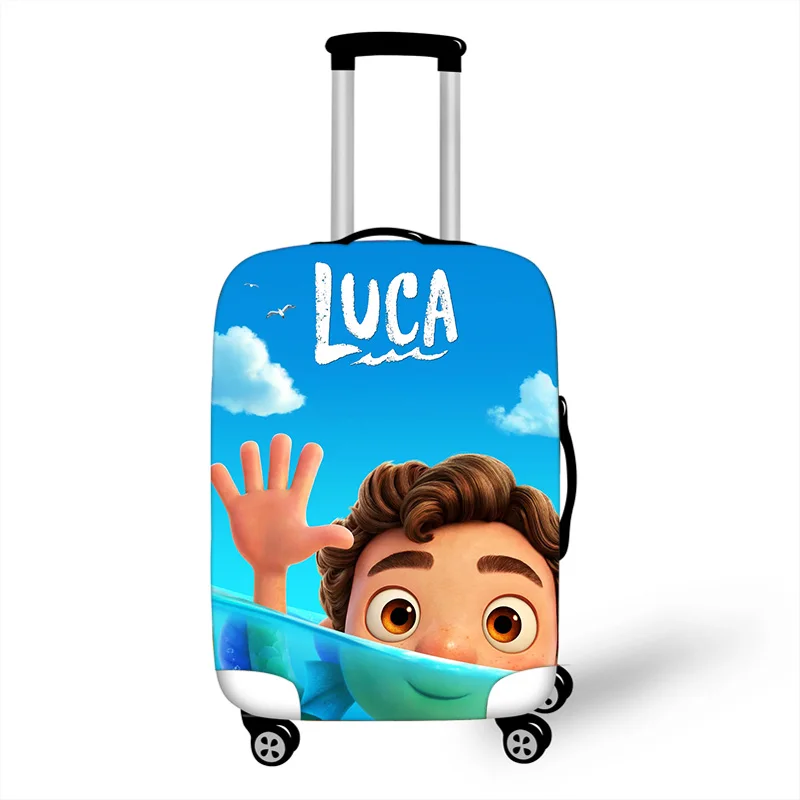 Disney Luca Alberto Sea Monster Elastic Thicken Luggage Suitcase Protective Cover Protect Dust Bag Case Cartoon Travel Cover