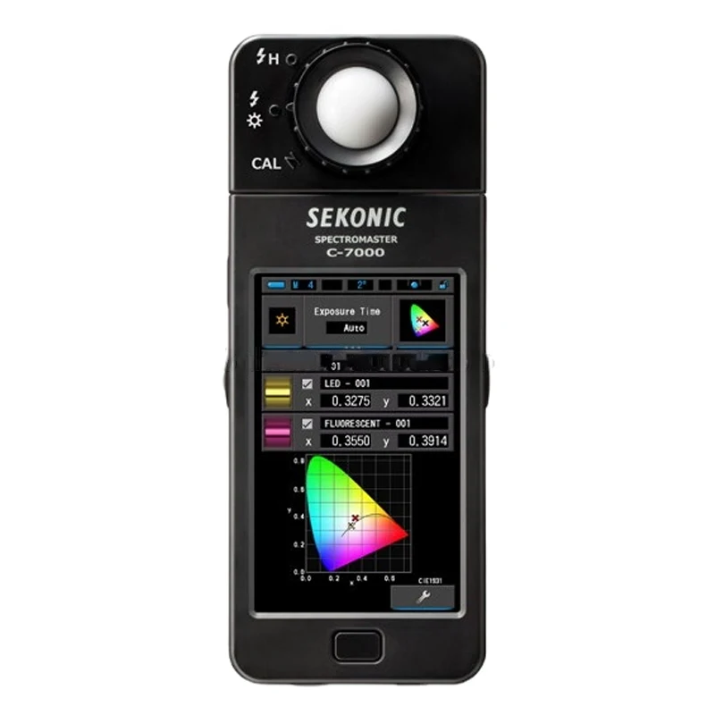 

SPECTROMASTER Sekonic C-7000 380nm to 780nm led cct cri lux meter 200,000lx
