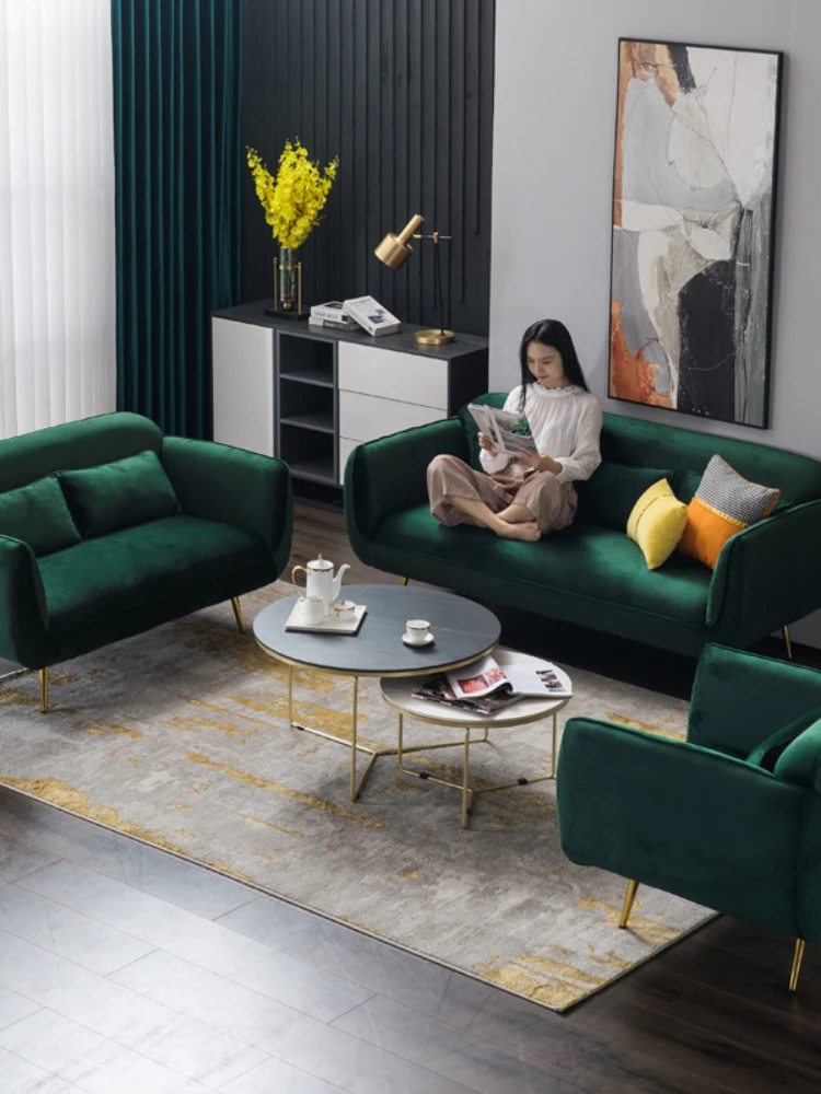 Роскошный современный минималистичный диван TLL маленькая матерчатая мебель для