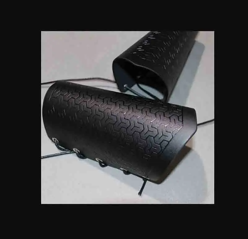 Браслет Hanfu для мужчин и женщин защитный нарукавник мужской кожаный бандажный