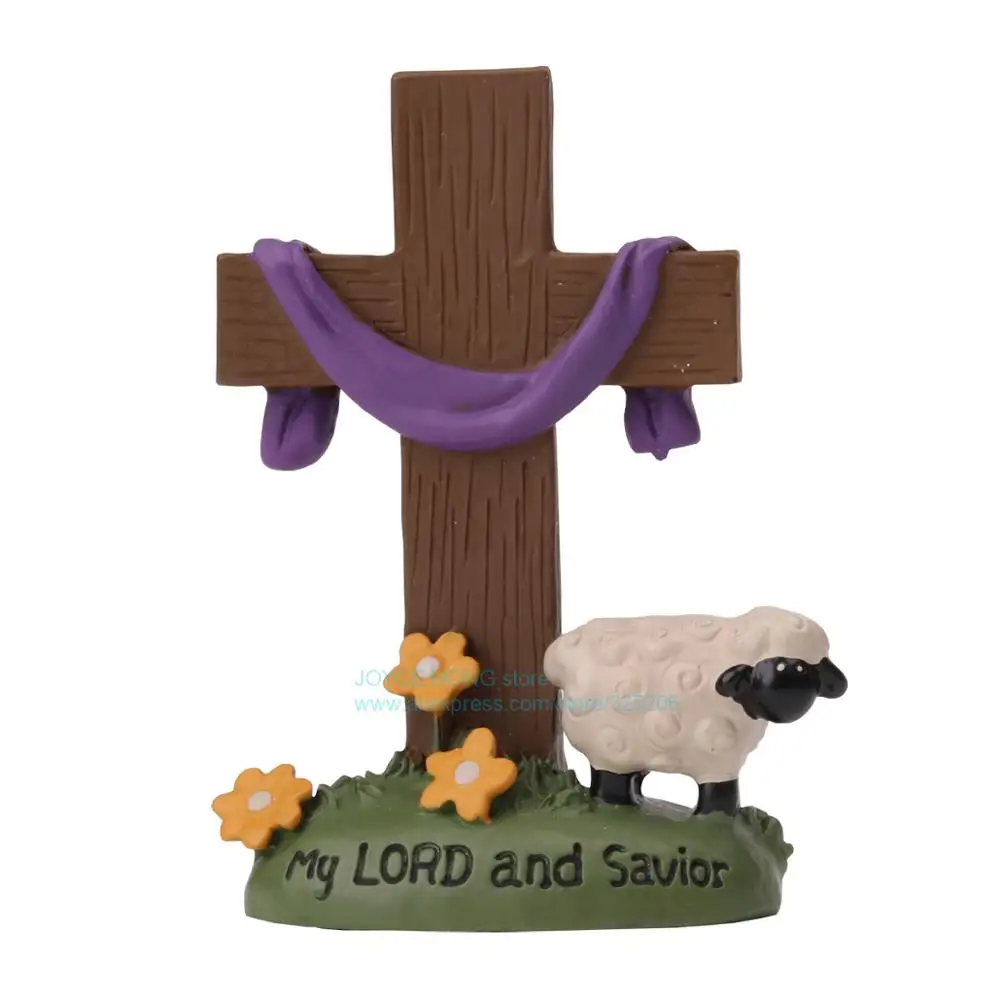 

Cross Ornaments Decor Statue for Catholic Christian Souvenirs Gifts