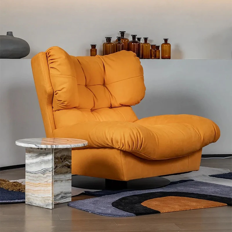 

Индивидуальный итальянский облачный диван из Милана, одноместное кресло, итальянское удобное вращающееся ленивое кресло для отдыха.