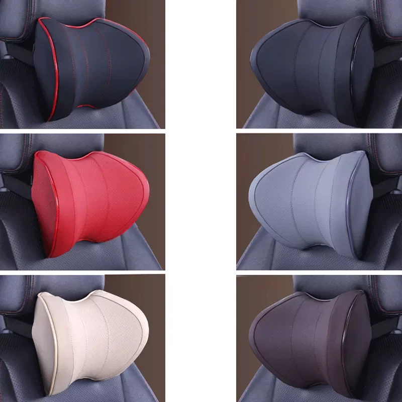 

Seat Head Neck Rest Massage Auto Pillow Space Memory Neck Headrest Car Cover Vehicular Pillow Seat Headrest Accessories