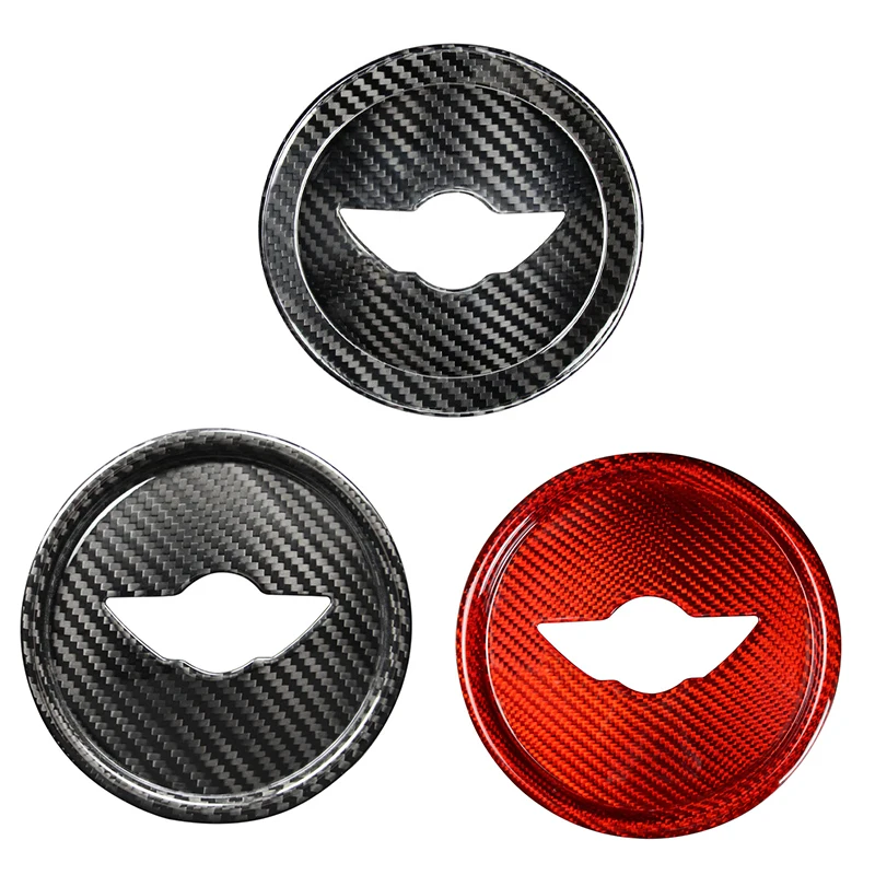 Фото Для MINI ONE Cooper S JCW R55 R56 R60 R61 F54 F55 F56 F57 F60 Автомобильный руль, декоративная крышка, внутренняя наклейка, аксессуары №2