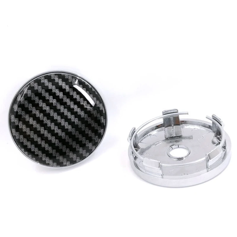 Углеродная черная 57 мм 58 Центральная крышка ступицы колеса автомобиля