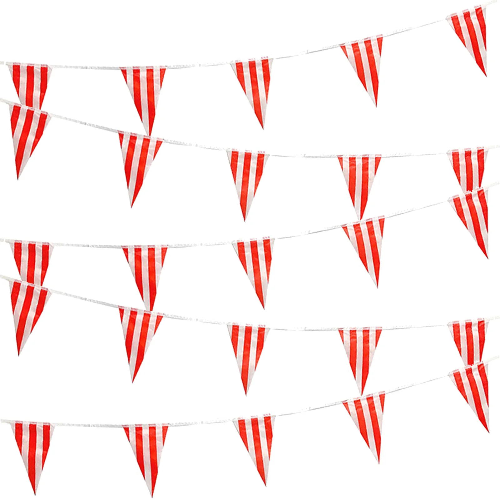 

Карнавальный цирковый флаг баннер красный и белый флаг красно-белый флаг перьевой баннер полосатые Треугольные флаги баннер для