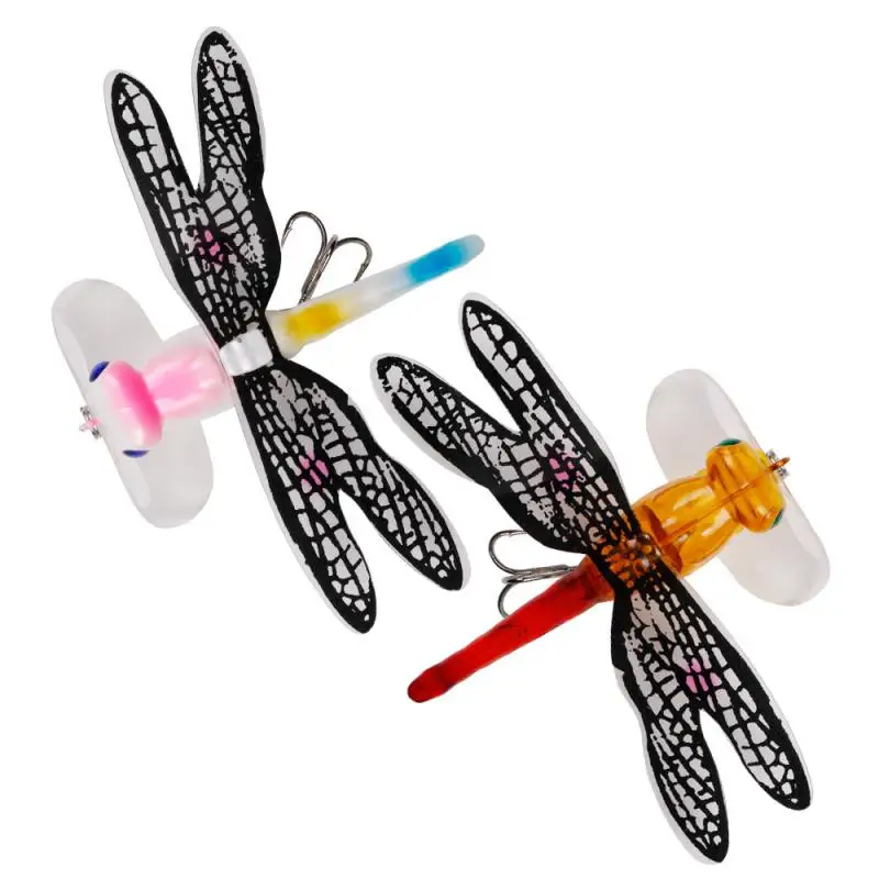 

7cm/6g Dragonfly Artificial Fishing Lure Water Surface Fly Crawling Bionic Bait Fishing Lure Baits Angling tools Accessories