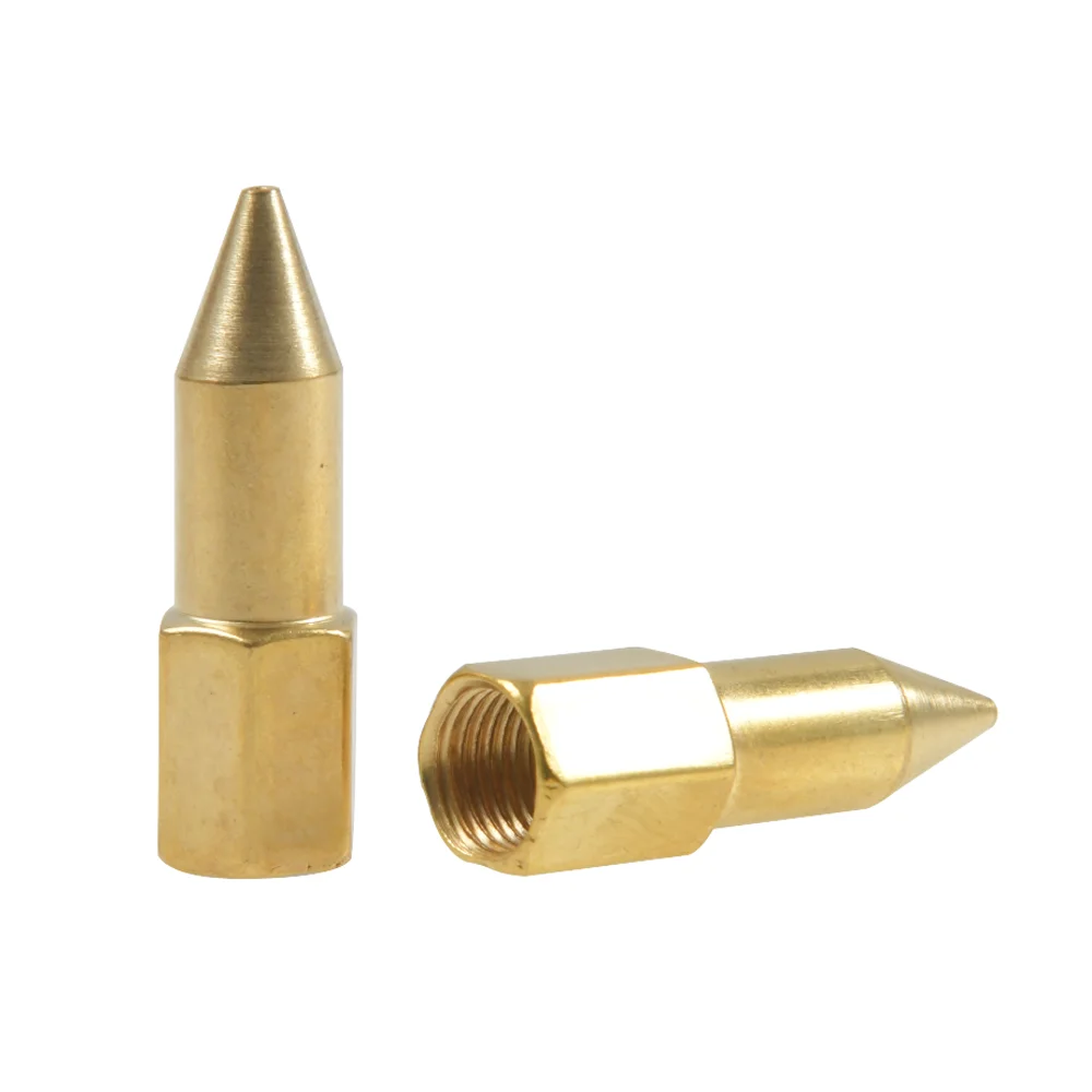 

8 Pcs Butter Gun Head Butter Nozzle Universal Steel Pointed Mouth Flat Mouth Nozzle Butter Nozzle Grease Gun Accessories