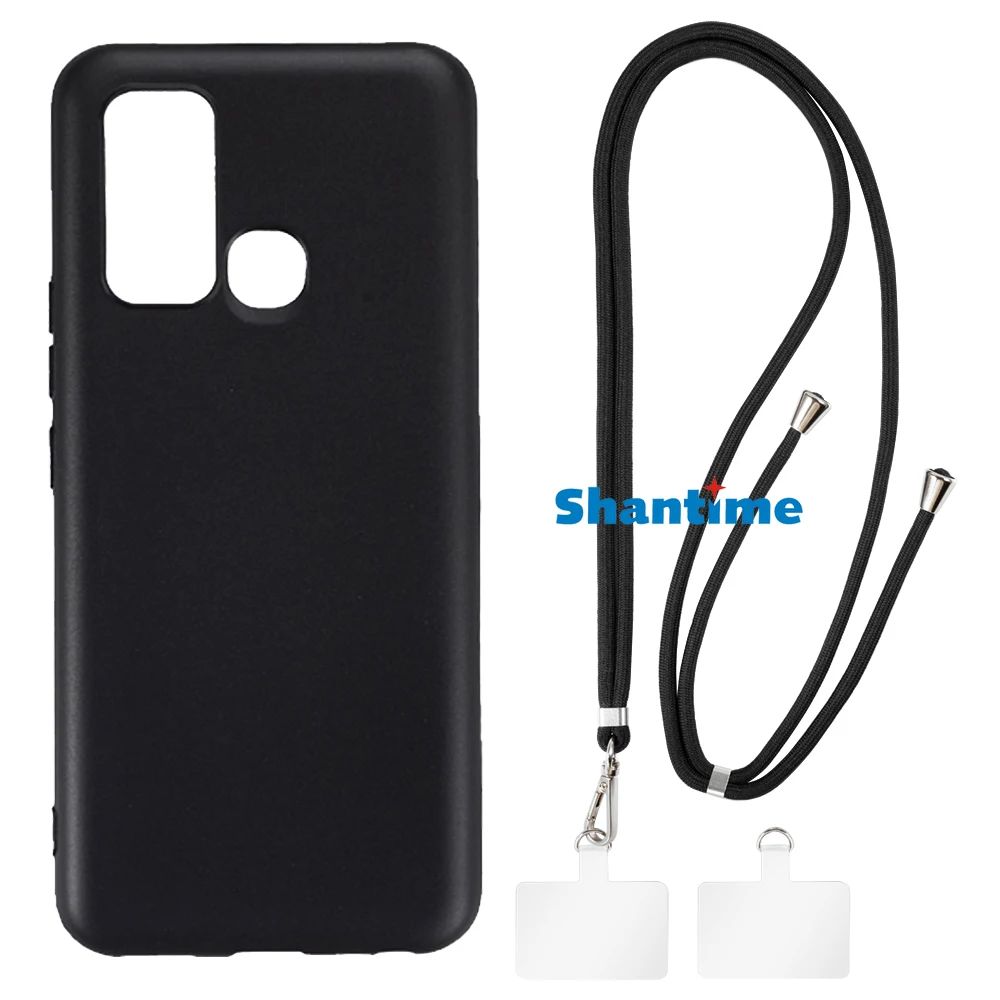 Подходит для Vivo Z6 чехол + регулируемые ремешки и разделители на шею/кросс-боди