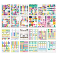 12sheets 650 stickers planner stickers for your monthly weekly daily organizer planner and journal calendar reminder stickers