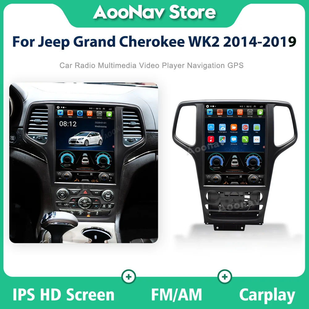 Автомобильная стереосистема для Jeep Grand Cherokee WK2 2014-2019 GPS мультимедийный плеер