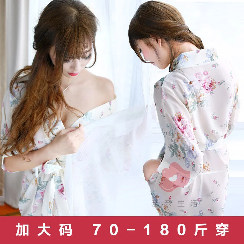 

[You can wear it in a large size of 180 Jin]Kimono sexy underwear fun free from the temptation of lace uniform