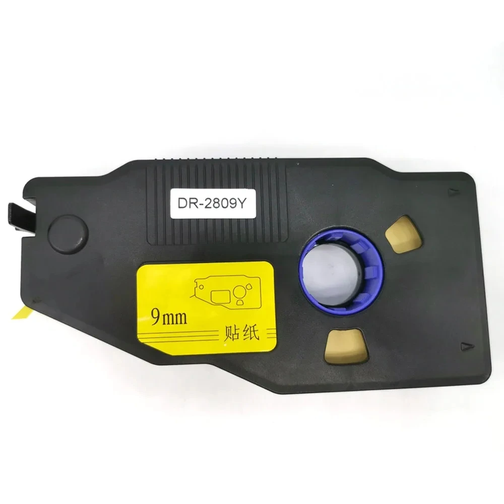Кассетная лента этикетка 6 9 12 мм x 15 м белая желтая чернильный картридж для