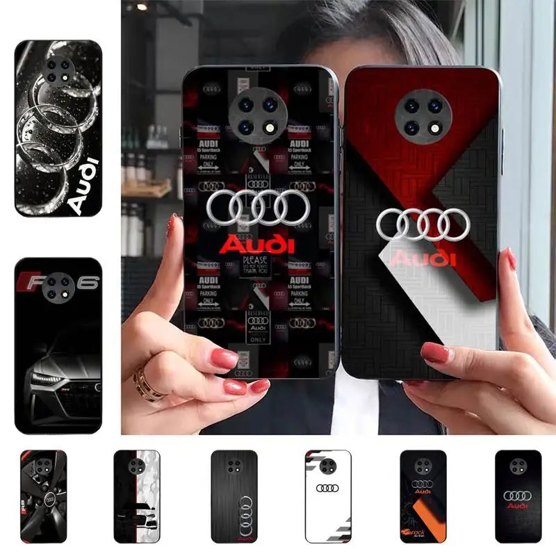 

Luxury Popular A-Audi RS Sport Car Phone Case For Redmi 9 5 S2 K30pro Fundas for Redmi 8 7 7A note 5 5A Capa