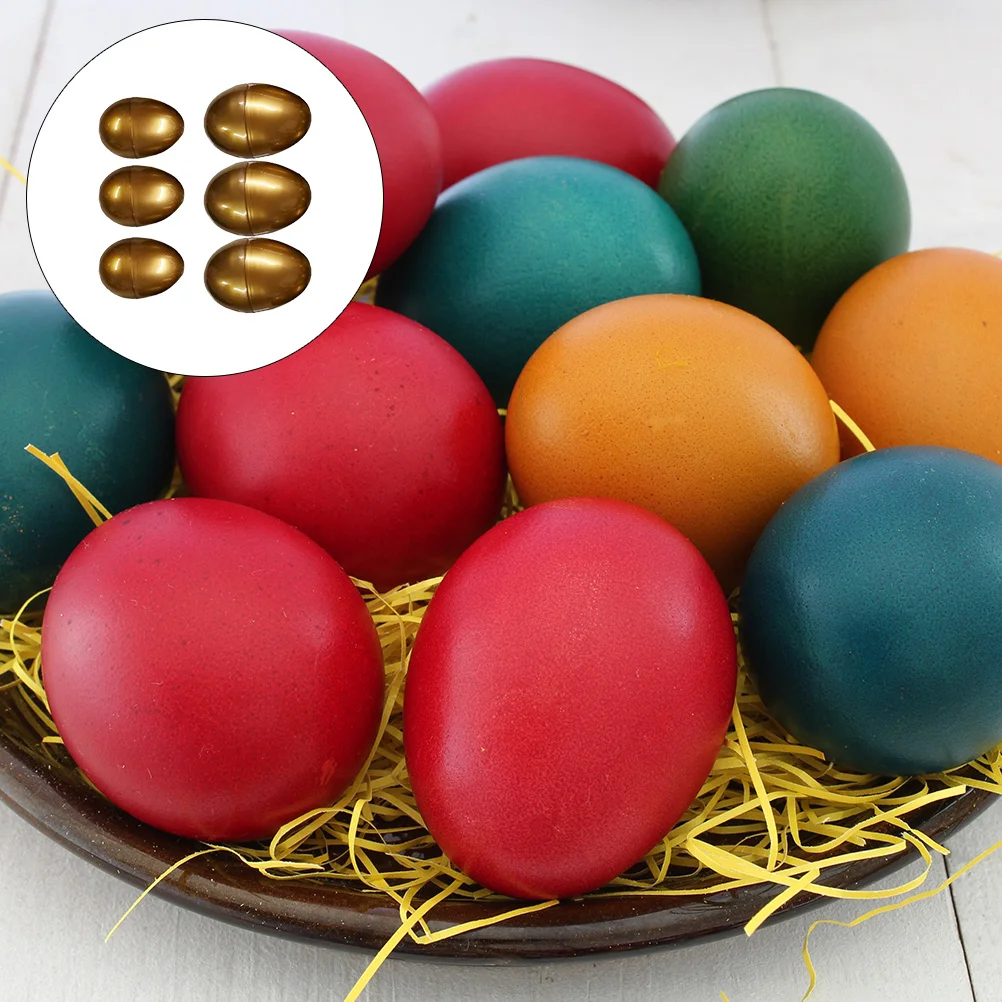 

Easter Egg Eggs Party Basket Toys Golden Supplies Filler Package Creative Gold Fillable S Children Eggshells Prize Classroom