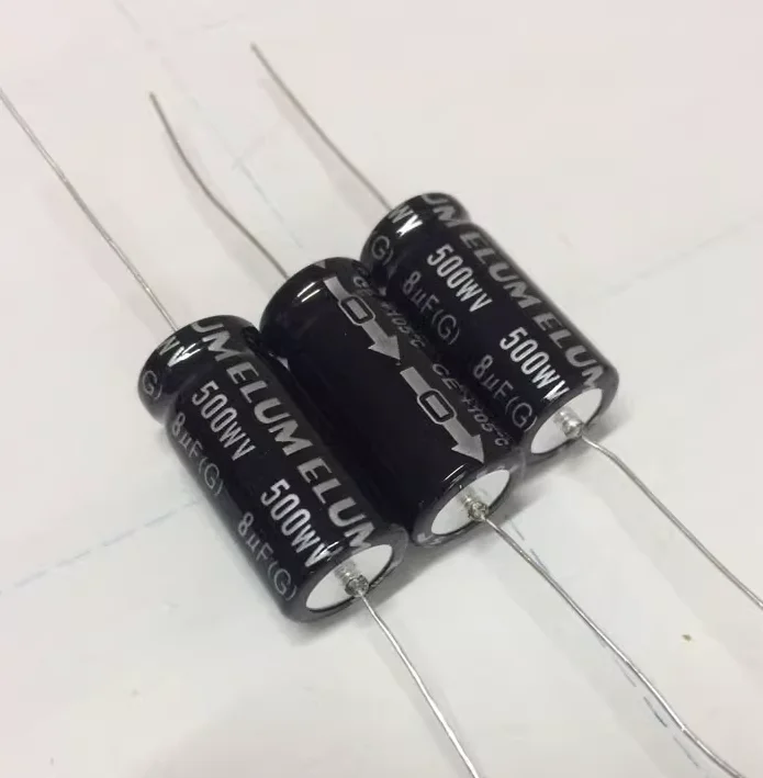 5 шт. конденсатор 500 в 8 мкФ стандартный осевой 13x26 мм