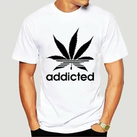 addicted weed cotton t shirt men tee shirt collection smoke weed everyday 420 top 5879x