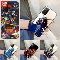 bandai anime gundam phone case for samsung s22 s5 s6 s6edge plus ultra plus 5g m10 m11 m20 m21 m30 m31s m51 prime shell cover