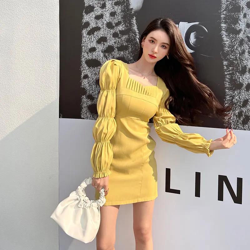 

Real shooting senior sense of fashion, reducing the age of fashionable dress 2022 spring new design sense of minority French sho