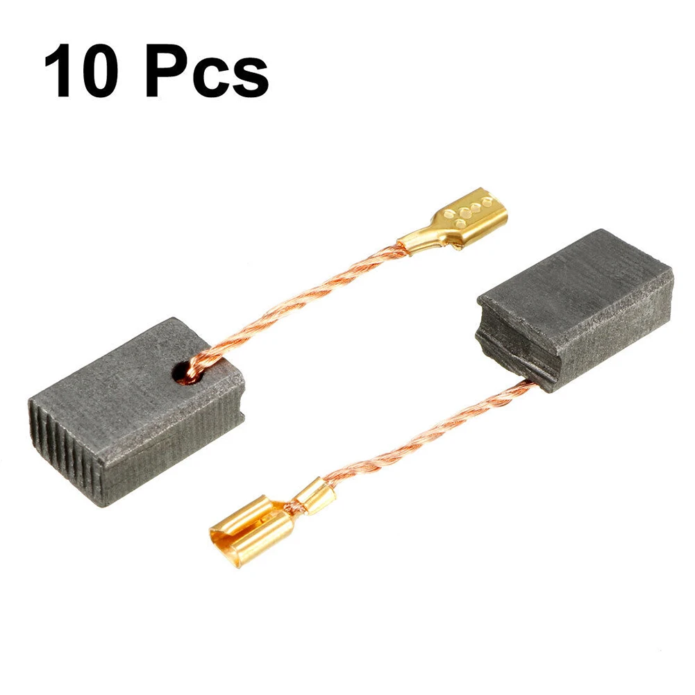 

10 шт., карбоновые щетки для электродвигателей, 14 мм X 9X6 мм/20 мм X 5 мм X 5 мм