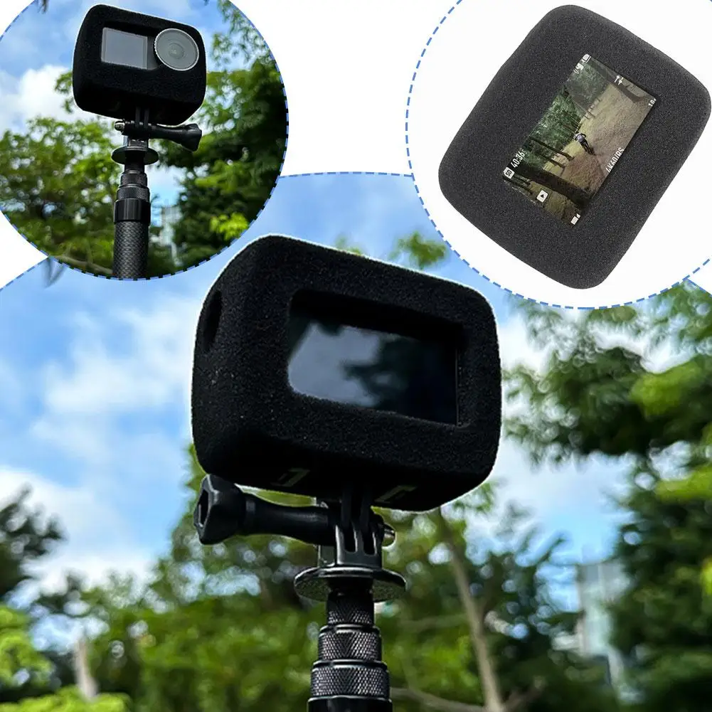 Губка из пенопласта для снижения шума ветра камеры Action5 pro чехол ветрового слоя