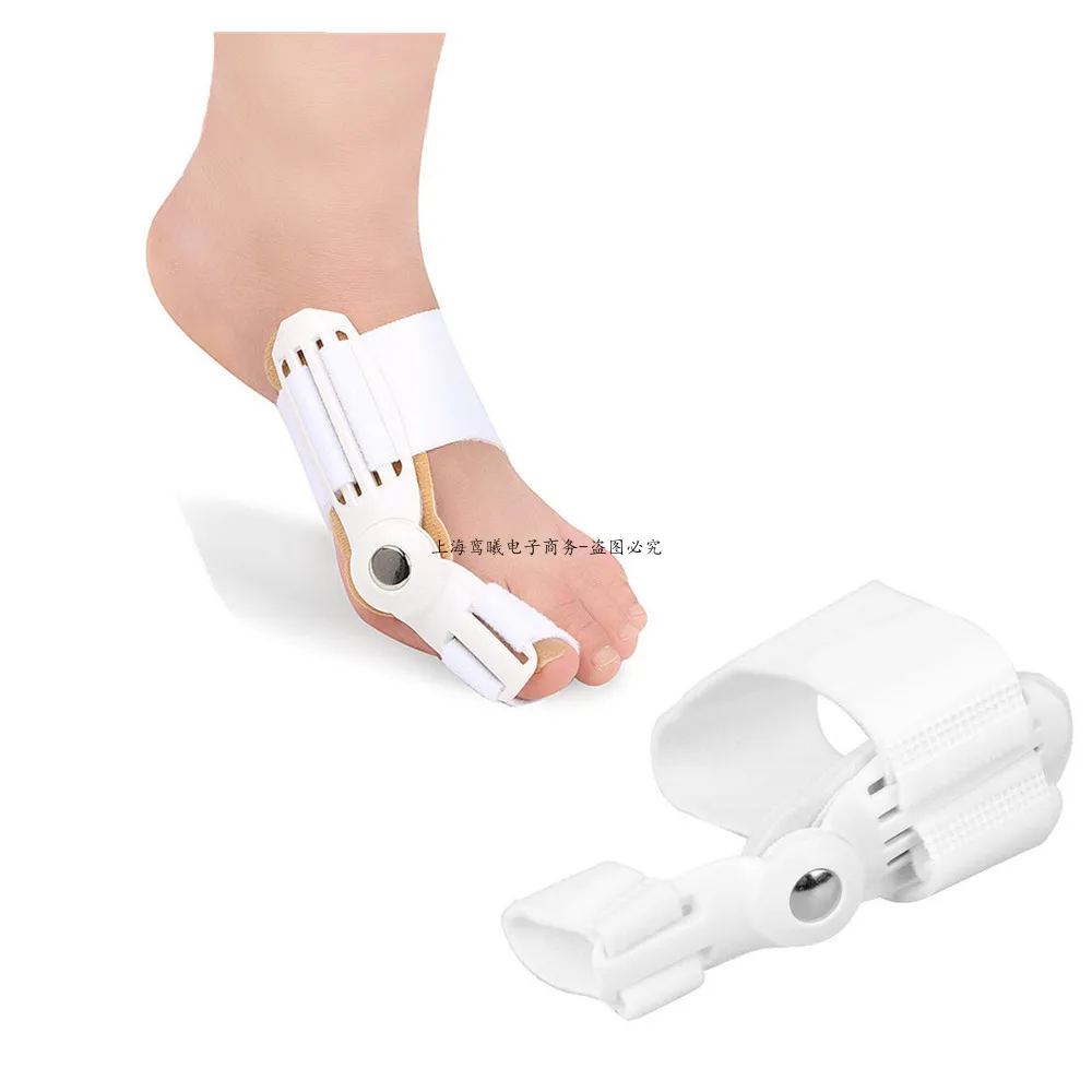 

New White 2Pcs Hallux Valgus Corrector Bunions for Toes Corrector Foot Finger Separator Toe Separator Foot Care Bunion Corrector