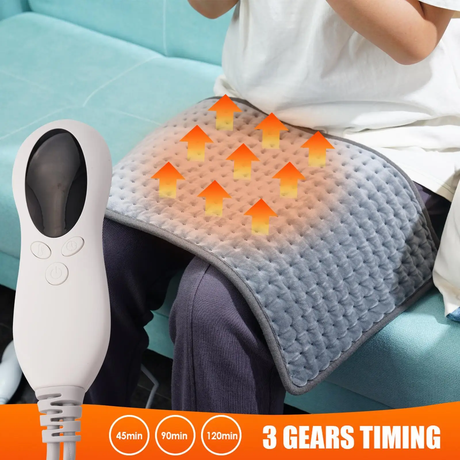 

Electric Heated Sheet Heating Pads 60x30cm Frazadas Electricas Couvertures Chauffantes US/UK/EU Heated Mattress