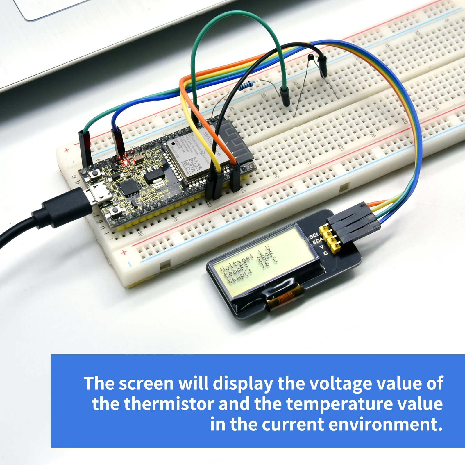 Keyestudio ESP32 Basic  Learning Kit Electronic Components Sensors Modules For Arduino Starter Kit Support Python Programming