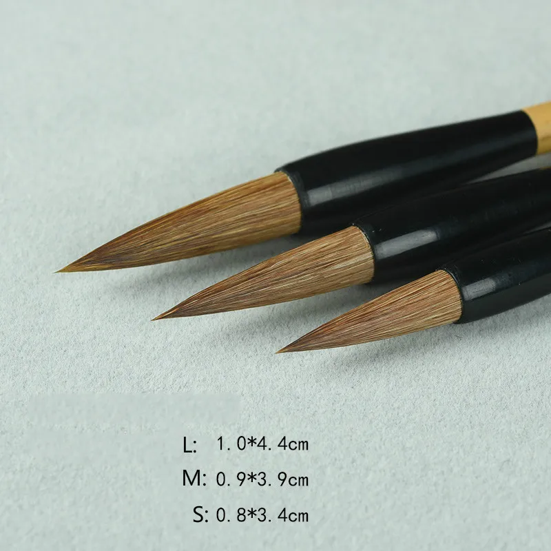Набор кистей для рисования Weasel кисточки китайской каллиграфии с цветами птицами