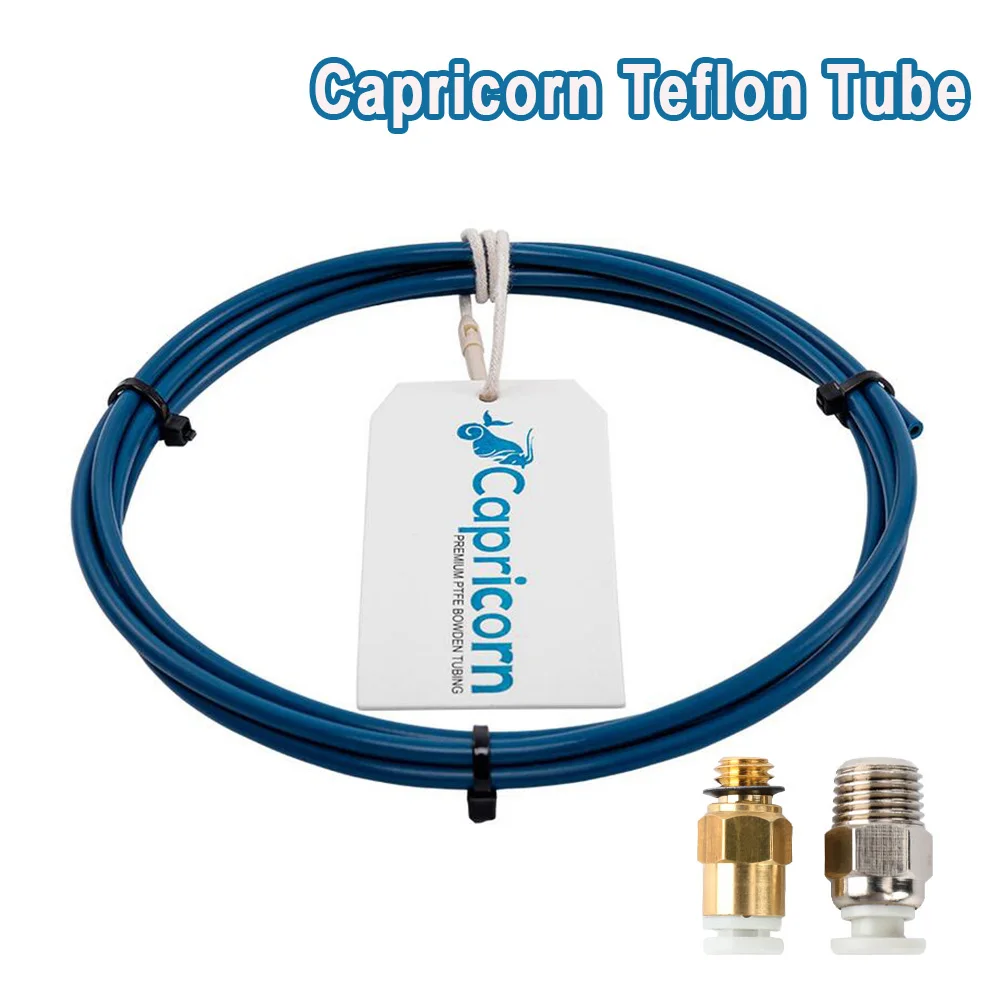 

Creality Capricorn Bowden PTFE Tubing XS Serie 1M 2M Tube Quick Fitting Pneumatic Fitting 1.75mm Filament 3D Printer Part